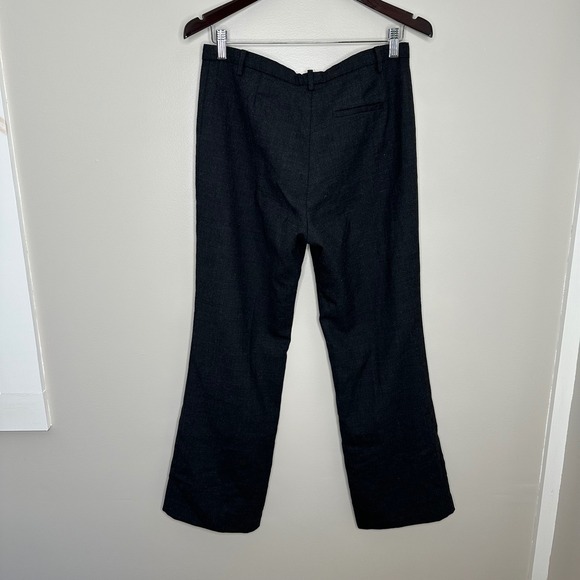 GAP Women's Charcoal Gray Wool Blend Stretch Career Dress Pants Size 8 Y2K - Picture 6 of 7